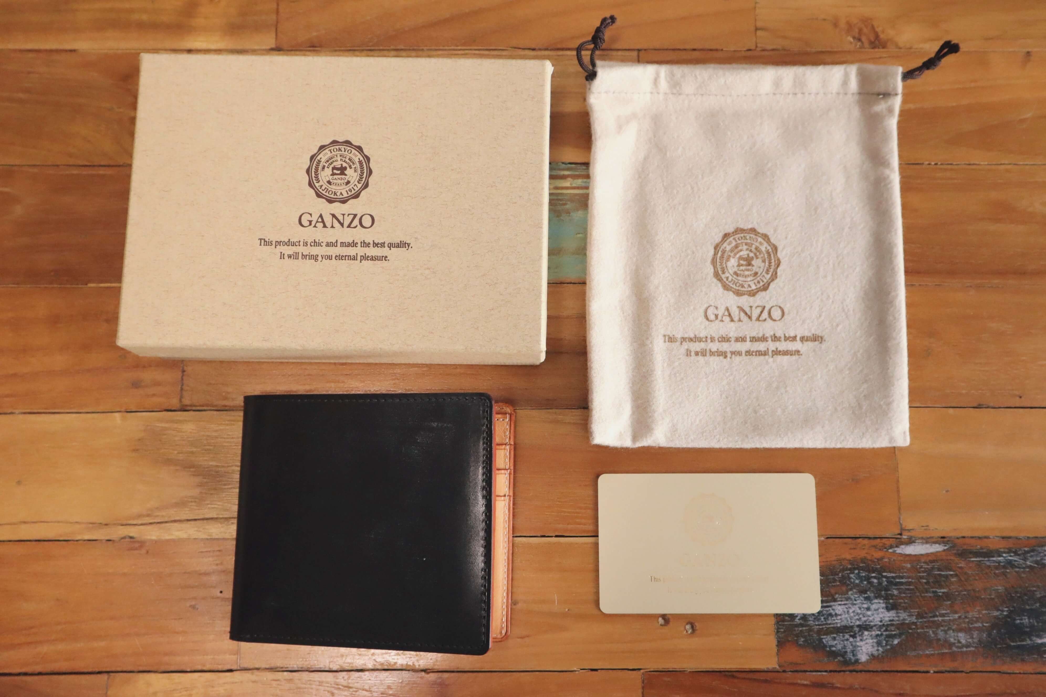 GANZO ガンゾ THIN BRIDLE (シンブライドル) 純札入れ - 折り財布