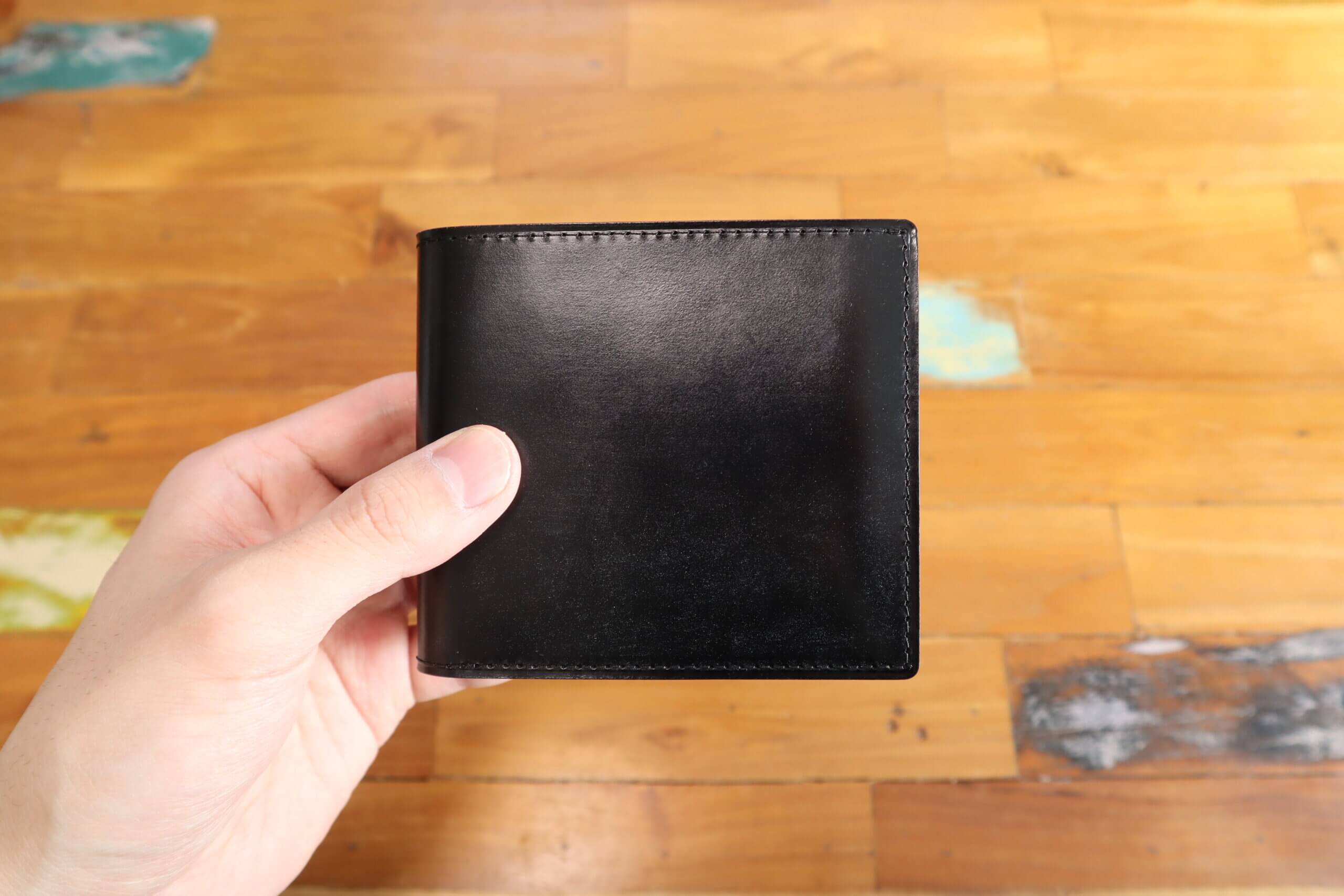 GANZO ガンゾ シンブライドル 小銭入れ付き二つ折り財布カードポケット未挿入